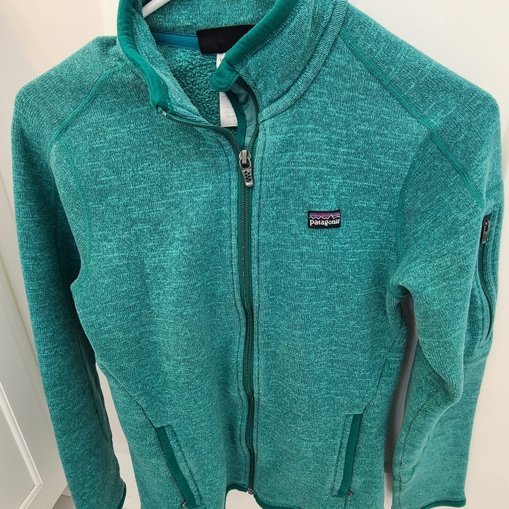 Womens Patagonia zip up in green - Picture 1 of 3